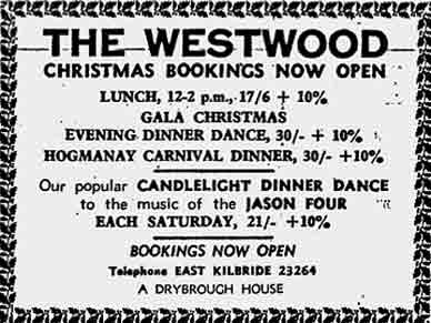 Westwood Advert 1970